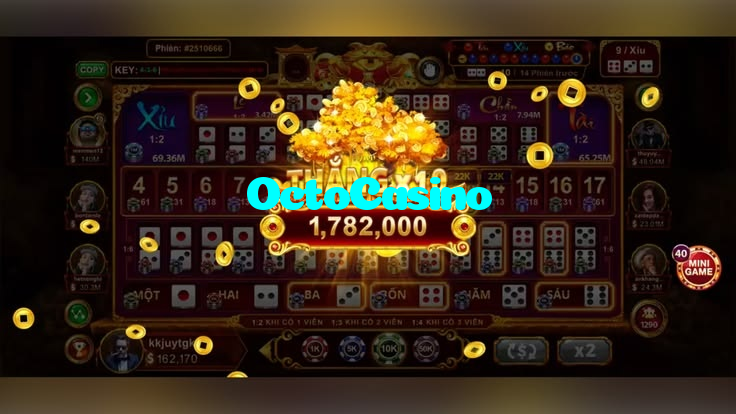 OctoCasino casino presented on mobile device in Pakistan with slots and live games